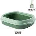 Semi-Enclosed Fully Enclosed Litter Box Anti-Splash Cat Toilet Cat Litter Box Cat Pet Supplies Cat Litter Basin Direct Sales. 