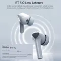 Flydigi T1 BT Earbuds 12mm Driver Unit/Dual Mic/Noise Reduction/Touch Control/24H Playtime Compatible with iOS/Android Black. 