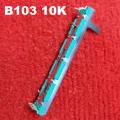 Slide Volume 103 10K Slider Volume Type B10K Straight Slide Fader Potentiometer Body Length 75mm Handle Length 15mm Variable Resistor For Radio Channel Volume Control. 