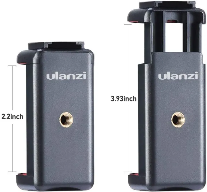 ULANZI%20ST-07%20Phone%20Tripod%20Mount%20with%20Cold%20Shoe%20Mount%20for%20Microphone%20LED%20Video%20Light%201/4''%20Tripod%20Screw%20for%20iPhone%2011/Pro/Pro%20Max%20XS%20Max%20XR%20X%208%207%20Plus%20Samsung%20Galaxy%20OnePlus%20Google%20Pixel%20Vlog%20Vlogging%20-%20Image%204