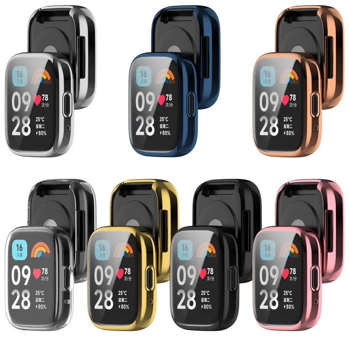 TPU%20Soft%20Protective%20Case%20For%20Xiaomi%20Redmi%20Watch%203%20Lite%20Full%20Coverelaxrage%20Screen%20Protector%20For%20Redmi%20Watch%203%20Active%20Smart%20Watch%20Bumpe%20-%20Image%204