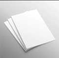 220 gsm A4 Size Solid cardstock Matte White Paper - 100 Sheet Bundle.