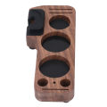 Coffee Tamper Station Base Multifunction Compact Tamping Station Universal Stable Strong Smooth Surface Wooden for 51mm Coffee Machine. 