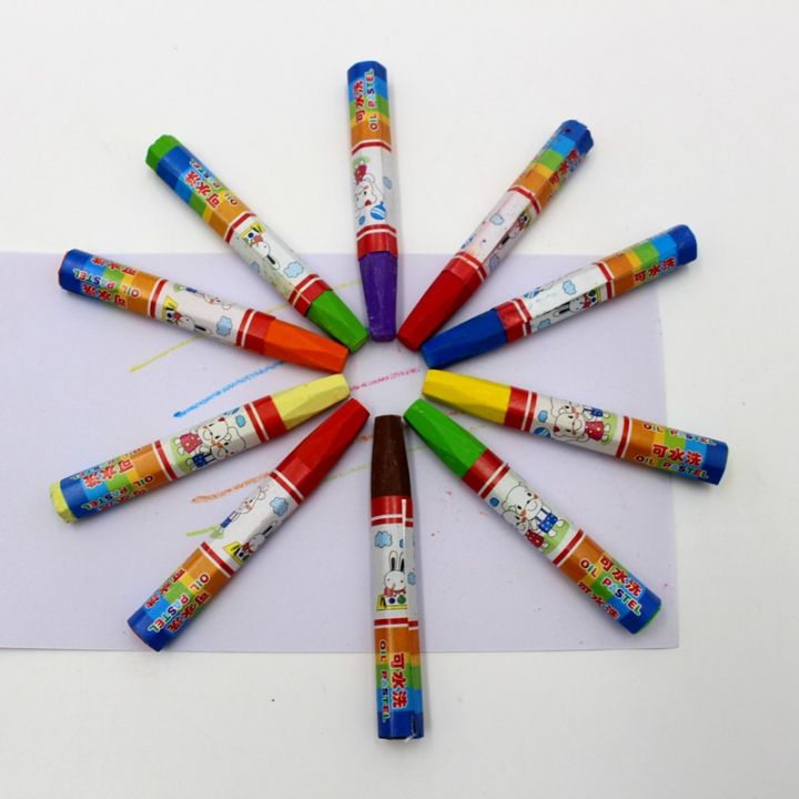 Wholesale%20Crayons%2024%20Color%20Oil%20Pastel%20Washable%20Colored%20Crayons%20Water%20Soluble%20Kids%20Painting%20Graffiti%20Pen%20Set%20Stationery%20-%20Image%203