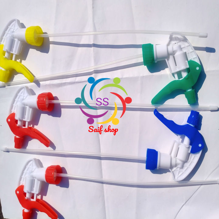 Garden Water Bottle Spray Nozzle Trigger Sprayer Chemical Resistant - 5Pcs