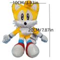 Cross-Border New Hedgehog Tarsnarruz Plush Doll Movie Sonic Amy Surrounding the Game Toy. 