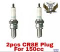 2 Pis -CR8E Spark Plug For Pulsar/Rtr/Hunk/Gixxer/Fz-s All 150cc Motorcycle.
