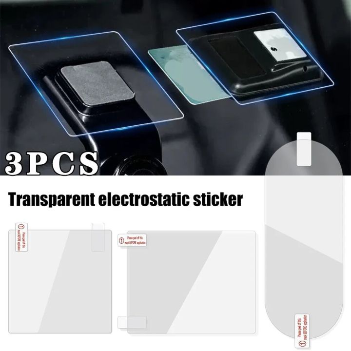 Car Windshield Static Sticker Transparent Windshield Electrostatic Stickers Decal Decor Auto Interior Accessories ETC Dash Cam