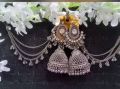 Beautiful Metal Earring With Stone / Jhumka Kaner Dul For Women.
