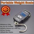 50KG Portable Mini Digital Weight Scale - Black - weight scale. 