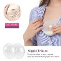 1/2Pcs Silicone Wearable BreastMilk Collector Soft Reusable BreastMilk Saver Collector.