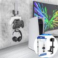 Game Controller Holder Remote Wall mount Bracket with headset Hanger Storage Stand For PS5,Xbox Series X,PS4,Xbox One,NS Switch. 