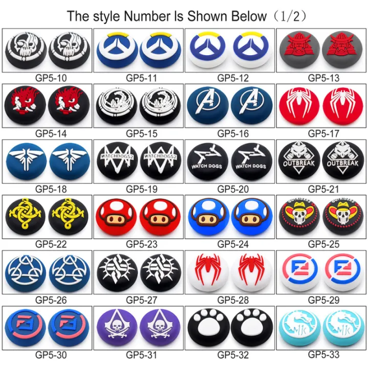 Thumb%20Stick%20Grip%20Cap%20Thumbstick%20Joystick%20Cover%20Case%20Durable%20For%20Sony%20Dualshock%205/4/3%20PS5%20PS4%20PS3%20Slim%20Xbox%20360%20Switch%20Controller%20-%20Image%205