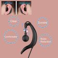Retevis RT-5R 2 Way Radio Earpiece with Mic, G Shape Ear Hook Headset for Retevis RT22 H-777 UV-5R Arcshell AR-5  (1 Pack). 