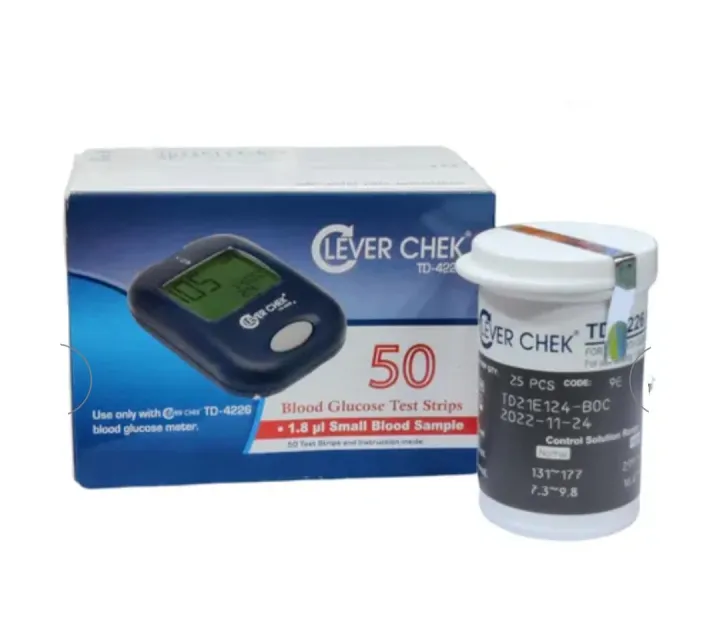 Clever%20Chek%20TD-4226%20Blood%20Glucose%20Test%20Strips%20%E2%80%93%2050%20Strips%20-%20Image%202