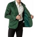 Green Velvet Blazer Jacket Men 2023 Autumen New Single Breasted Notched Lapel Dress Blazers Mens Solid Color Sports Coat Male. 