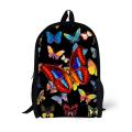 Cute Butterfly 3D Print Set School Bags For Teen Girls Back Pack 16 Inch Children Large Backpack School Kids Bag Student Bagpack.