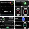2024 New Smart Hello Watch Series 10 46mm AMOLED 4G ROM GPT NFC Compass Bluetooth Call Clock Smartwatch Men Women PK 3 Pro Plus.