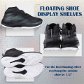 JAERBEE 40Pcs Floating Shoe Display,Sneaker Shelves Wall Mount Levitating Shoe Display Stand for Sneaker Collection or Shoes Box. 