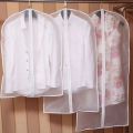 【Cathery Baby Store】Cloth Cover Bags Transparent Wardrobe Storage Bag Dust Clothes Protector Garment Suit Dust Cover.