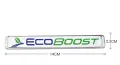 【Mary DAI Store】Car 3D metal ECOBOOST logo sticker for Ford Focus Mondeo f150 Explorer Car Trunk Emblems Badge body stickers. 