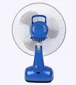 Click Rechargeable Table Fan 12'' Blue. 
