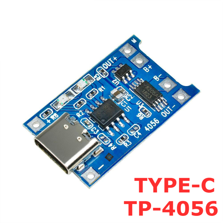 TP4056 Type-c USB 5V 1A 18650 Lithium Battery Charger Module Charging ...