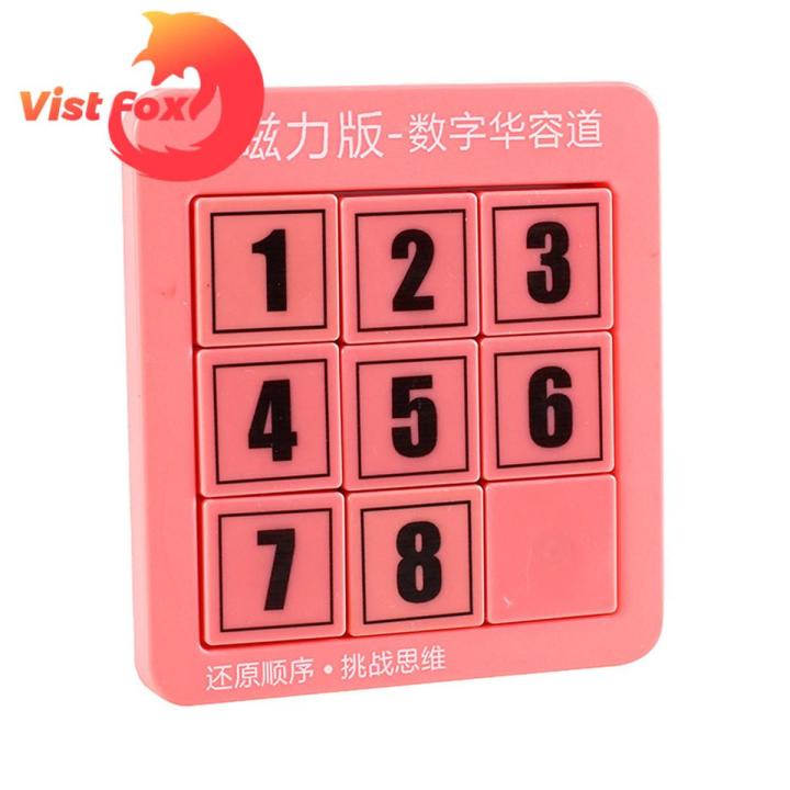 (New)Vit Fox Number Puzzle mooth Edge Early Educational Board Math Game ...