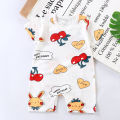 【KuaKe Mall】(NEW)Newborn Baby Clothes Summer Short Sleeve Rompers Infant Boys Girls Cartoon Cotton Jumpsuit.