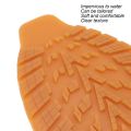 1 Pair Shoe Sole Replacement Rubber Full Bottom Non Slip V Shape Repair Material. 
