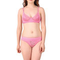 WOMEN FANCY BRA PANTY SET RED, BLACK, PINK, APRICOT BDAA01BR22101_03. 