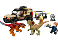 LEGO 76951 PYRORAPTOR & DILOPHOSAURUS TRANSPORT.