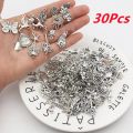 30Pcs Mixed Vintage Metal  Charms Beads- DIY Bracelet Pendant Neacklace Accessories For Jewelry Making. 