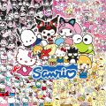 50/100pcs Kawaii My Melody Kuromi Hello Kitty Stickers for Kids Girls DIY Laptop Phone Diary Cute Cartoon Sanrio Sticker Decals.