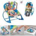 Baby Rocker Rocking Chair - Multicolor Perfect gift for baby - with Music & Vibration Baby Bouncer- Pink & Blue. 