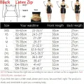 XXS-6XL Corset Body Shaper Latex Waist Trainer Cincher Zipper UnderWeight Loss Slimming Shapewear Hourglass Belt Women Plus. 