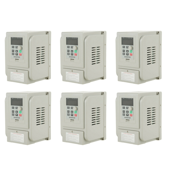 6X 2.2KW 3HP 220V Variable Frequency Drive Inverter CNC VFD VSD Single ...