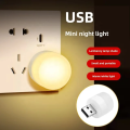 1 PCS USB Plug Night Light Mini USB Book Reading Lamp Computer Mobile Power Bank Rechargeable Light Eye Protection Bedside Light. 