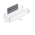 Bathroom shelf storage1pc Punch-free organizer shower wall shelf storage box kitchen basket bathroom accessories.