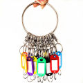Stainless steel keychain management plate easy to pick lobster buckle hook mark classification card hand-held landlord big key ring.