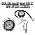 Inflator and Gauge Kit Car Truck Meter. 