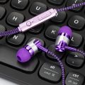 Powerful Heavy Bass 3.5mm Wired in Ear Headphones/High Resolution Wired Earbuds with Microphone and Volume Control/High Definition Widely Compatible Noise Isolating in-Ear Headphones.