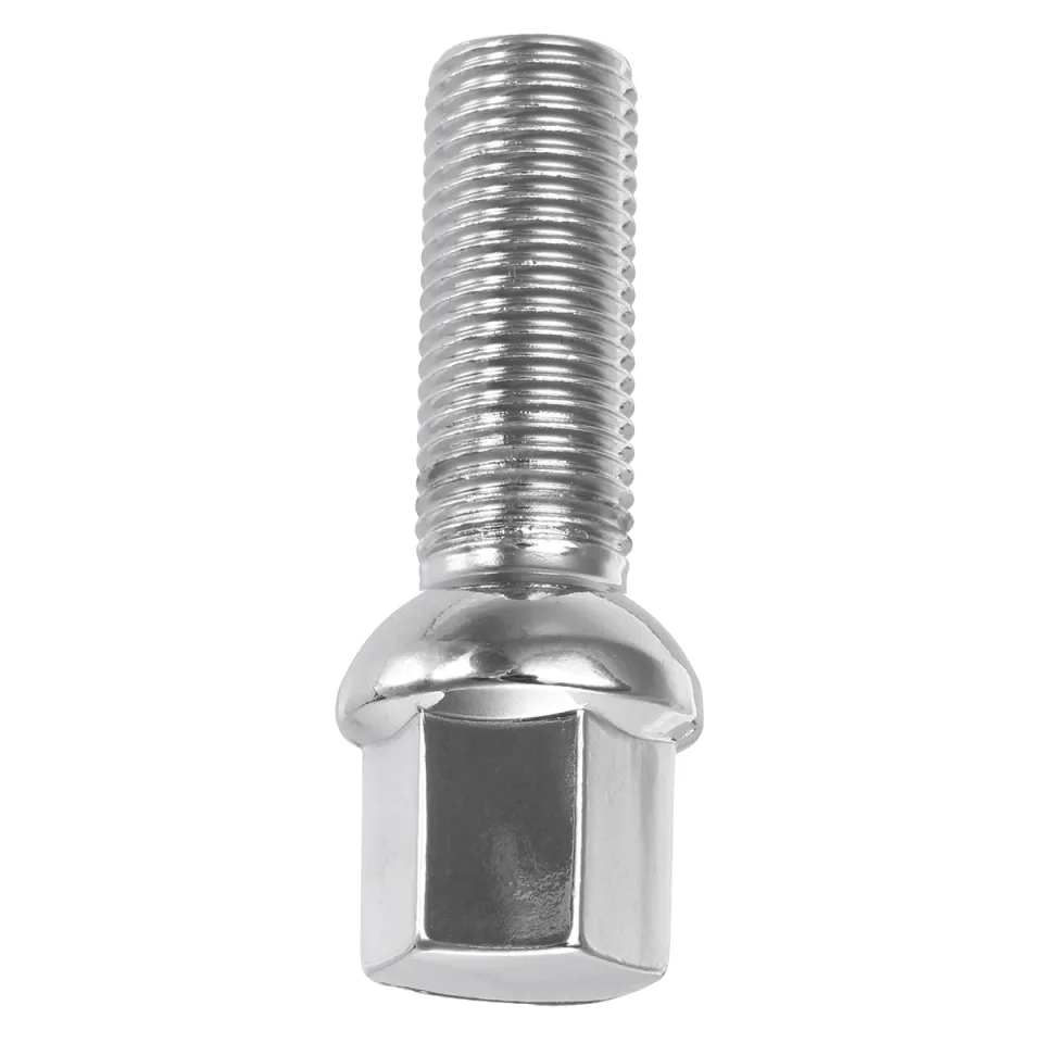 4 X M14 X 1.5 Radius Seat Wheel Bolts – 27mm Thread Length, Zinc Plated (Ellis Excellence)