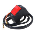 22mm ON/OFF Motorcycle Switch Push Button 12V Button Handlebar Switch for ATV. 
