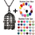 2020 Popular Multi Styles Hollow Vintage Necklace Jewelry Music Ball Pregnancy Bell Necklace Aroma Essential Oil Locket Pendant.