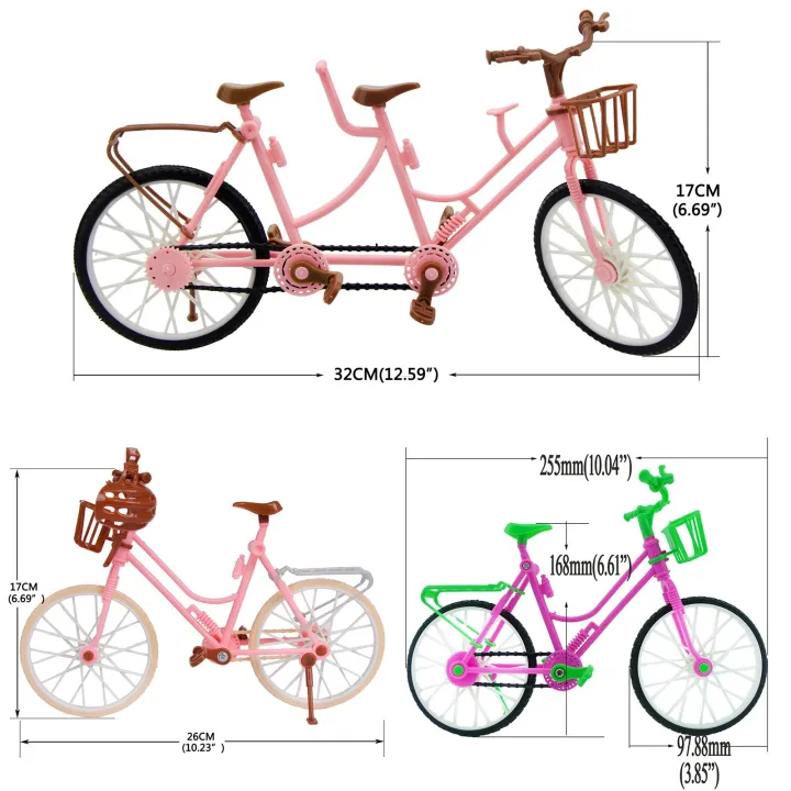 %E3%80%90The%20road%20to%20happiness%20Store%E3%80%91Set%20Detachable%20Bicycle%20Bike%20Mini%20Outdoor%20Sports%20Accessories%20for%20Barbie%2012%20in.%20Dollhouse%20Ken%20Kelly%20Girl%20Set%20Lot%20Style%20-%20Image%204