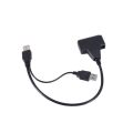 Laptop Hard Disk Drive Converter Cable-2 x SATA Hard Disk Drive Converter Cable-Black. 