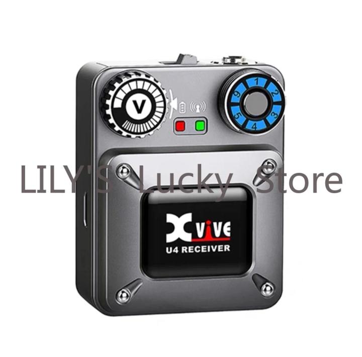 Xvive U4 wireless earphone monitoring system live performance rehearsal in-ear wireless transmitter receiver