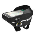 YSANAM Bicycle Phone Mount Bags Waterproof Front Frame Top Tube Bag with Touch Screen Phone Holder Case Cycling Bike Phone Tool Storage Bag Pack. 