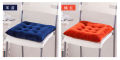 Elegant Solid Color Chair Cushions with Square Shape for Living Room and Office Use.